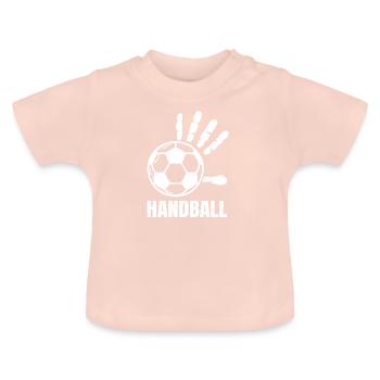 Handball Handballer Handball Player Gift - T-shirt bio col rond Bébé - rose cristal - Devant