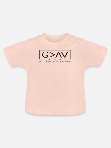 Geschenk für Christen - Baby Bio-T-Shirt mit Rundhals - Kristallrosa