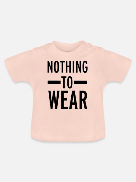 Nothing To Wear - Baby Bio-T-Shirt mit Rundhals - Kristallrosa