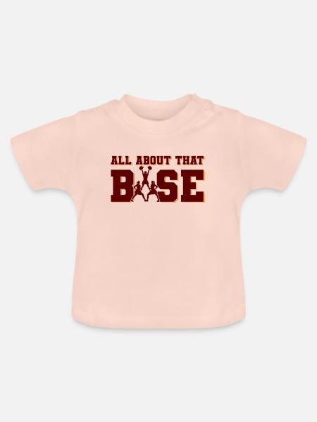 Cheerleading - Baby Bio-T-Shirt mit Rundhals - Kristallrosa