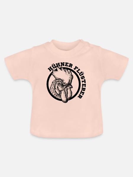 Hühner Flüsterer - Baby Bio-T-Shirt mit Rundhals - Kristallrosa