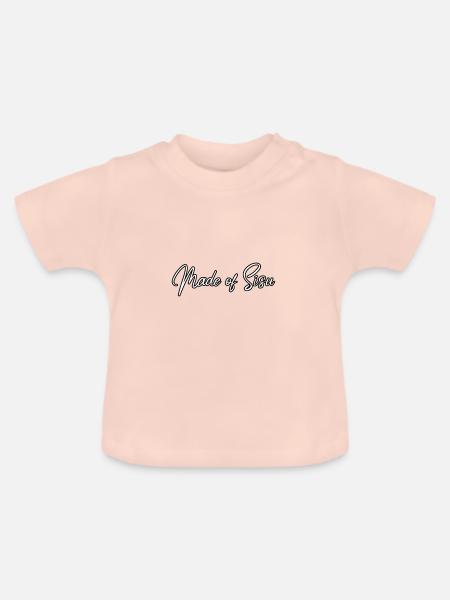 Hergestellt aus Sisu - Baby Bio-T-Shirt mit Rundhals - Kristallrosa
