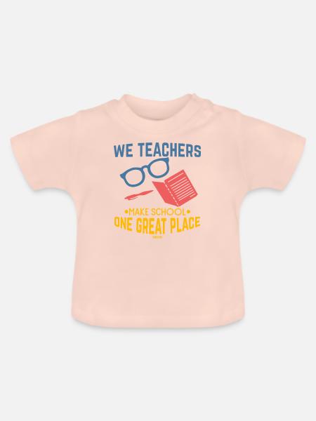 Lehrer - Baby Bio-T-Shirt mit Rundhals - Kristallrosa