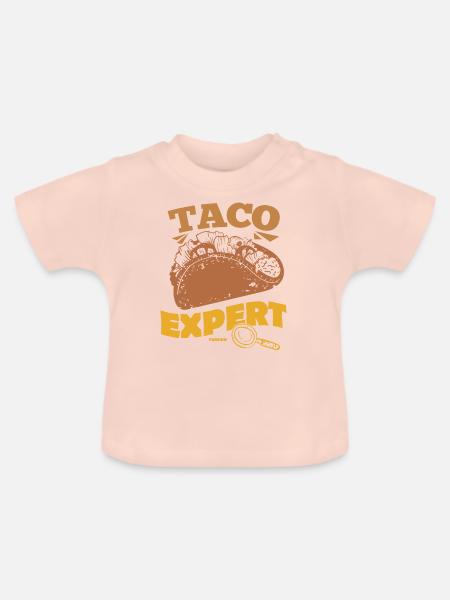 Taco Expert - Baby Bio-T-Shirt mit Rundhals - Kristallrosa