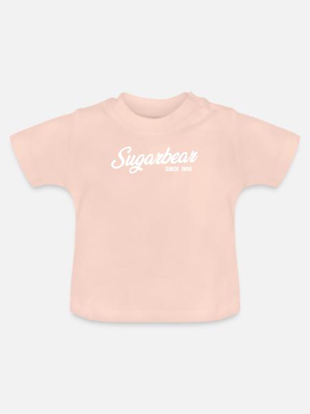Funny Sugarbear seit 1996 - Baby Bio-T-Shirt mit Rundhals - Kristallrosa