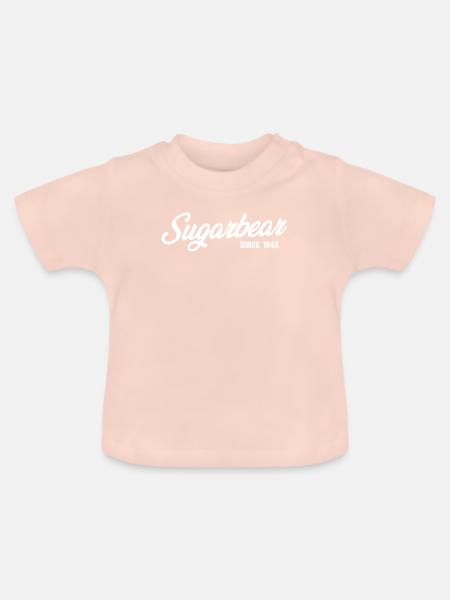 Lustiger Zuckerbär seit 1948 - Baby Bio-T-Shirt mit Rundhals - Kristallrosa