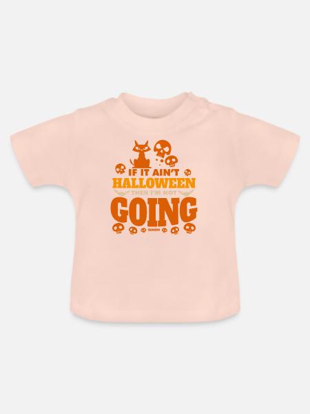 gruseliges Halloweenkostüm - Baby Bio-T-Shirt mit Rundhals - Kristallrosa