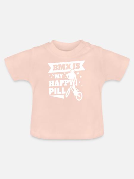 BMX - Baby Bio-T-Shirt mit Rundhals - Kristallrosa