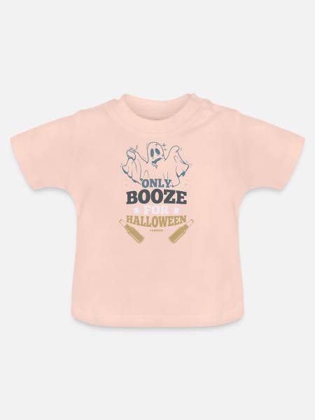 Halloween - Baby Bio-T-Shirt mit Rundhals - Kristallrosa
