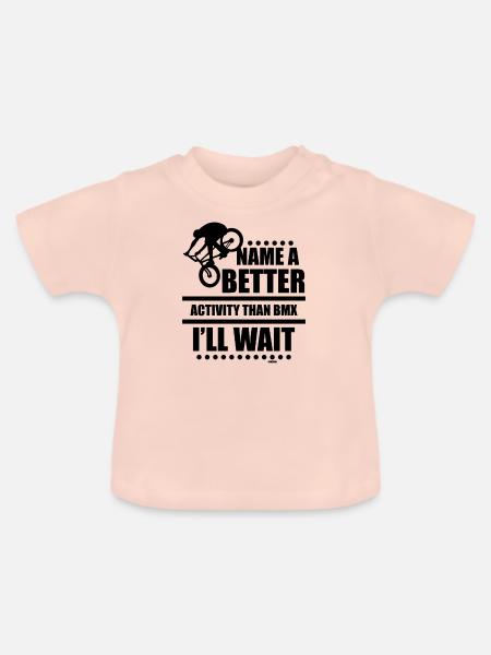 BMX - Baby Bio-T-Shirt mit Rundhals - Kristallrosa