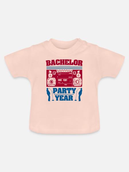 JUNGGESELLENABSCHIED JAHR - Baby Bio-T-Shirt mit Rundhals - Kristallrosa