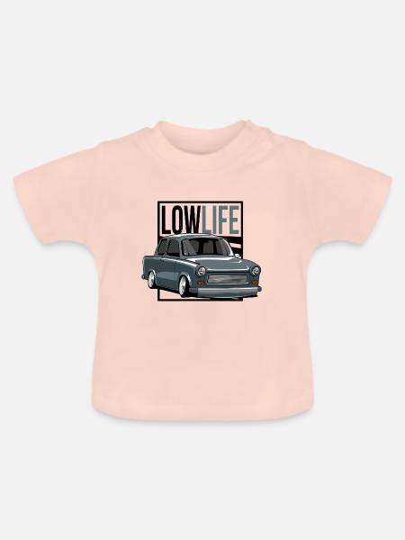 Low Life  - Baby Bio-T-Shirt mit Rundhals - Kristallrosa