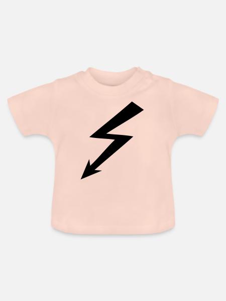 Blitz - Baby Bio-T-Shirt mit Rundhals - Kristallrosa