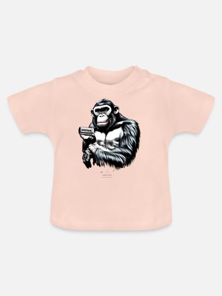 Unique - Baby Bio-T-Shirt mit Rundhals - Kristallrosa