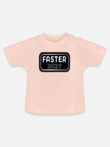 Schweden, schwedische Tante - Baby Bio-T-Shirt mit Rundhals - Kristallrosa