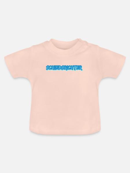 Comic Schiedsrichter - Baby Bio-T-Shirt mit Rundhals - Kristallrosa