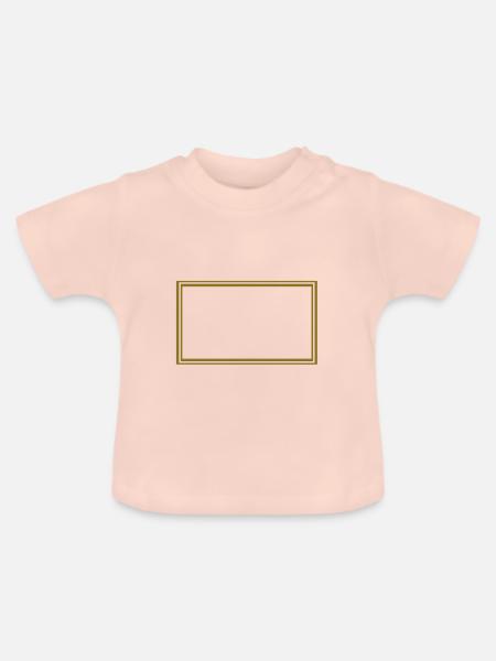 Rahmen für Bild_1_2 - Baby Bio-T-Shirt mit Rundhals - Kristallrosa