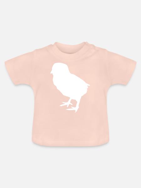 Küken - Baby Bio-T-Shirt mit Rundhals - Kristallrosa