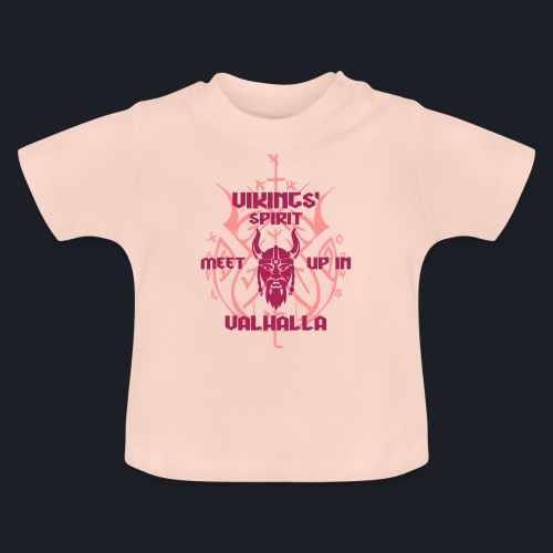 Meet in Valhalla - Baby Bio-T-Shirt mit Rundhals