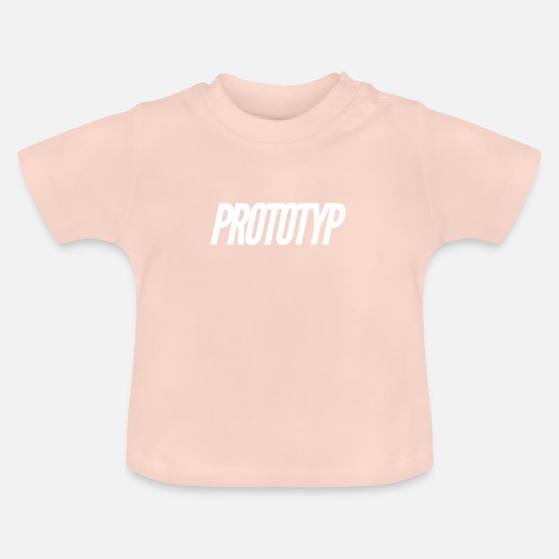 PROTOTYPE - T-shirt bio col rond Bébé - rose cristal