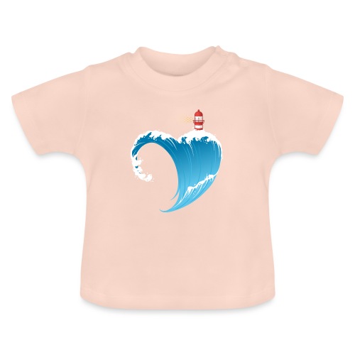 Ostseeherz - Baby Bio-T-Shirt mit Rundhals