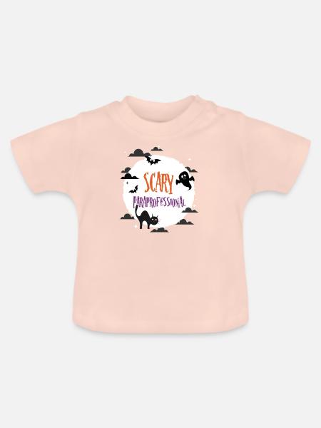 Gruseliger Paraprofessional - Baby Bio-T-Shirt mit Rundhals - Kristallrosa