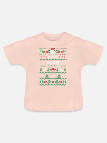 Ein fröhlicher Muchacho - Baby Bio-T-Shirt mit Rundhals - Kristallrosa