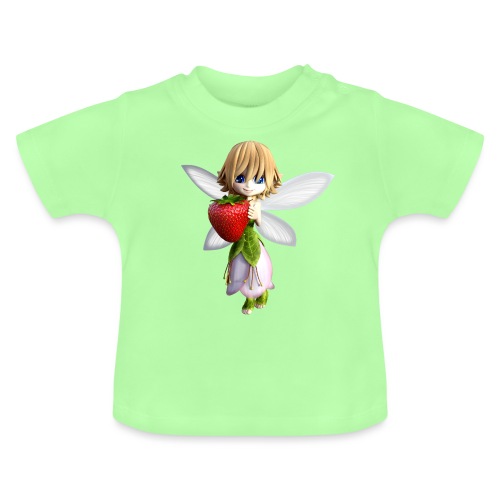 Strawberry - Fairy - Baby Bio-T-Shirt mit Rundhals
