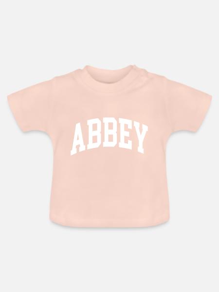 Abbey - Baby Bio-T-Shirt mit Rundhals - Kristallrosa