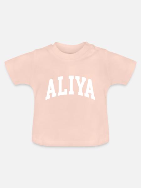 Aliya - Baby Bio-T-Shirt mit Rundhals - Kristallrosa