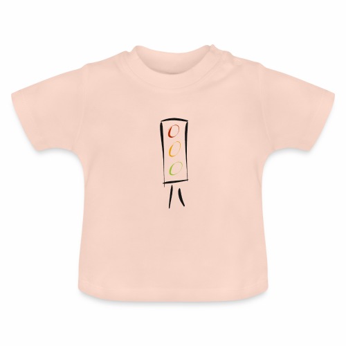Traffic Lights - Baby Organic T-Shirt with Round Neck