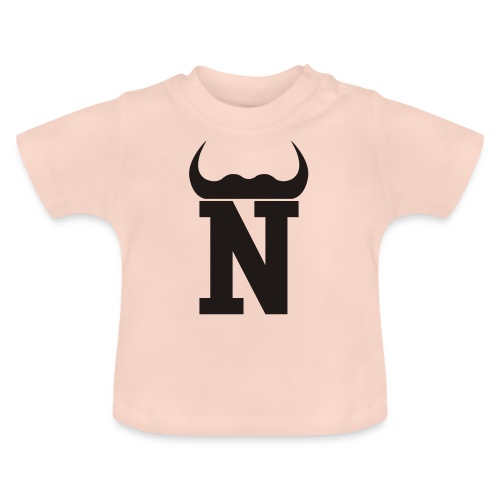 la ñ de españa - Camiseta orgánica para bebé con cuello redondo