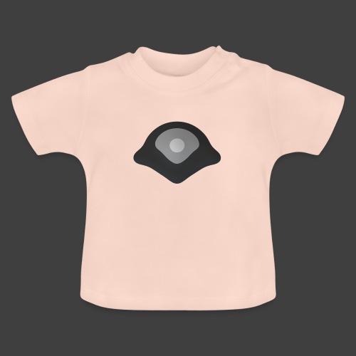 White point - Ekologisk T-shirt med rund hals baby