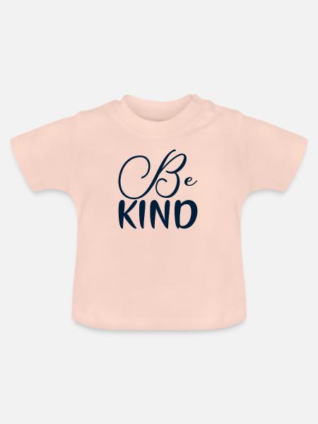 Be Kind - Baby Bio-T-Shirt mit Rundhals - Kristallrosa