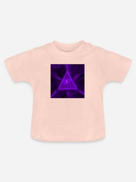 HÖCHSTES LILA SEIN - Baby Bio-T-Shirt mit Rundhals - Kristallrosa
