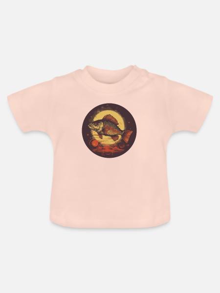 Barsch - Baby Bio-T-Shirt mit Rundhals - Kristallrosa