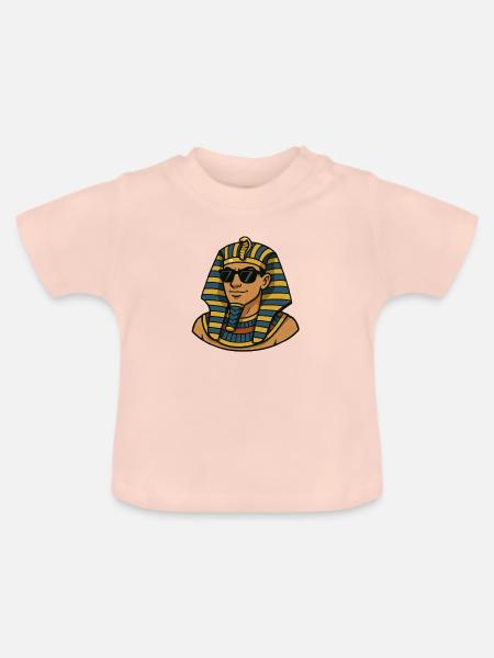 pharao - Baby Bio-T-Shirt mit Rundhals - Kristallrosa