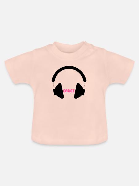 Dance - Baby Bio-T-Shirt mit Rundhals - Kristallrosa