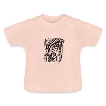 Frau Hope - Baby Bio-T-Shirt mit Rundhals - Kristallrosa - Vorne