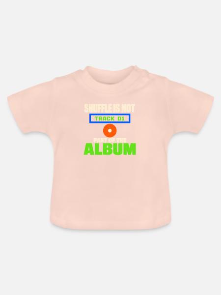 Cd-sammler Kompaktplatte Physisches Medium - Baby Bio-T-Shirt mit Rundhals - Kristallrosa