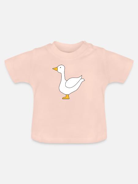 Beste Gans - Baby Bio-T-Shirt mit Rundhals - Kristallrosa