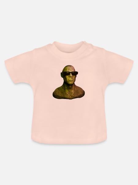 Bildhauerei - Baby Bio-T-Shirt mit Rundhals - Kristallrosa
