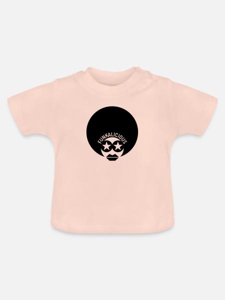 girl_funkalicious03 - Baby Bio-T-Shirt mit Rundhals - Kristallrosa