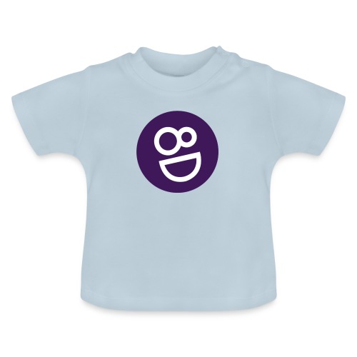 logo 8d - Baby biologisch T-shirt met ronde hals