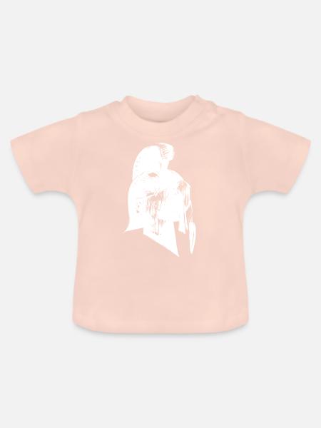 Römerhelm - Baby Bio-T-Shirt mit Rundhals - Kristallrosa