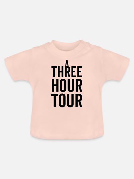 Eine dreistündige Tour - Baby Bio-T-Shirt mit Rundhals - Kristallrosa