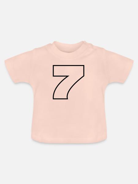 7 - Baby Bio-T-Shirt mit Rundhals - Kristallrosa