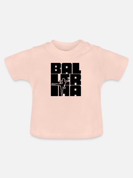 Ballerina - Baby Bio-T-Shirt mit Rundhals - Kristallrosa