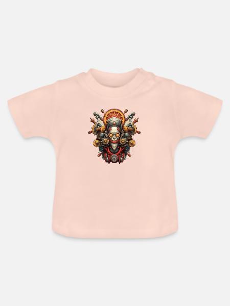 Turbo Atomic 5 - Baby Bio-T-Shirt mit Rundhals - Kristallrosa