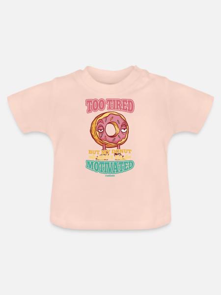 Donut - Baby Bio-T-Shirt mit Rundhals - Kristallrosa